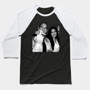 Vintage Elliot Stabler And Olivia Benson Middle Finger Baseball T-Shirt